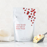 Love Scrub | Sea Salt & Rose Petal Body Scrub | 500g