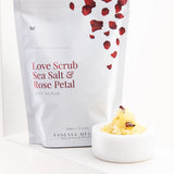 Love Scrub | Sea Salt & Rose Petal Body Scrub | 500g