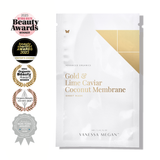 Gold & Lime Caviar | Coconut Membrane Sheet Mask | 3-Pack